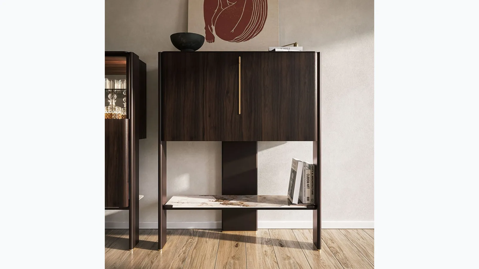 Design sideboard Cremona by Cattelan Italia