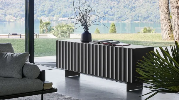 Lacquered wooden sideboard Dorian by Bonaldo