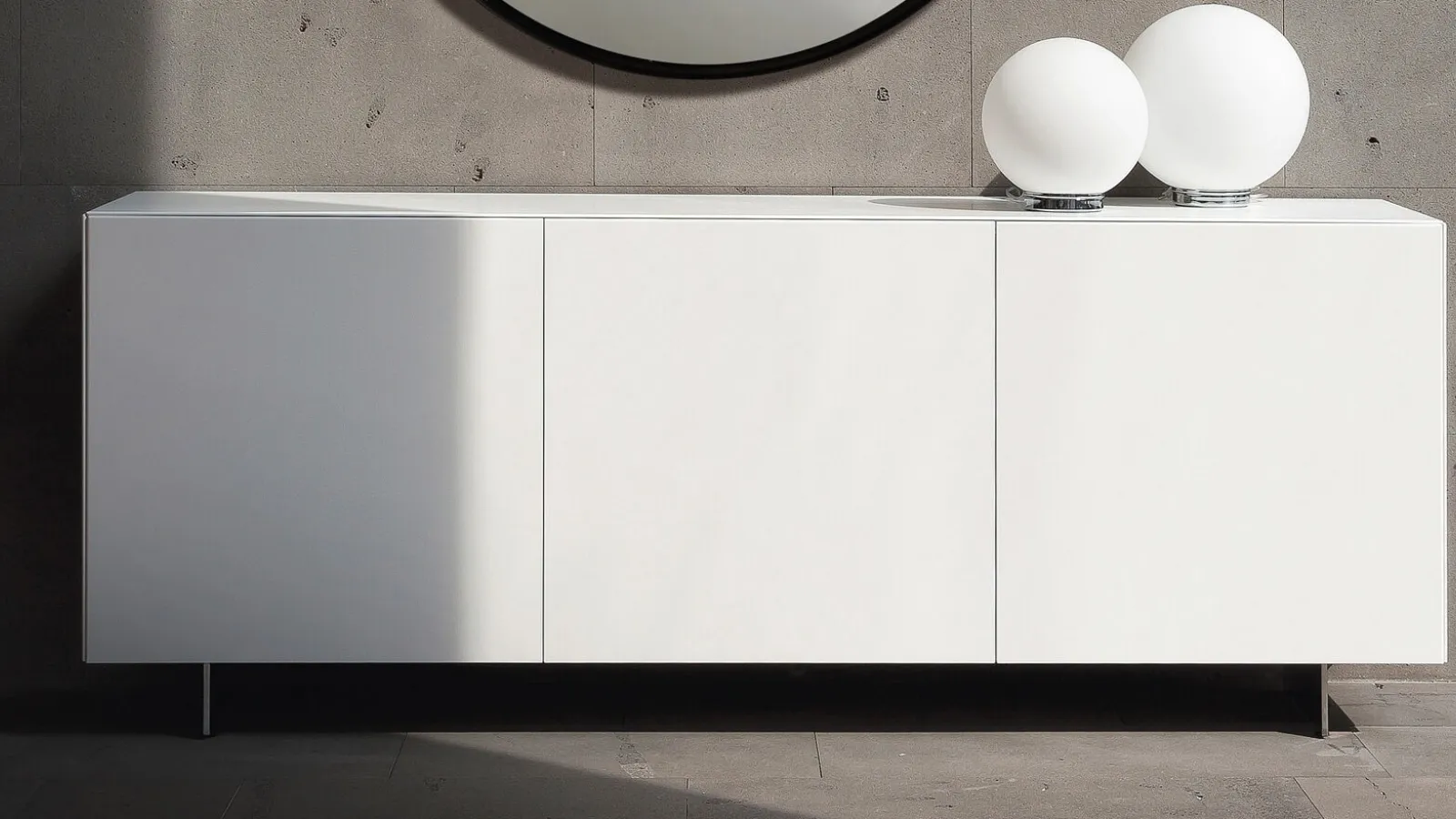 Essenzia White Sideboard by Riflessi