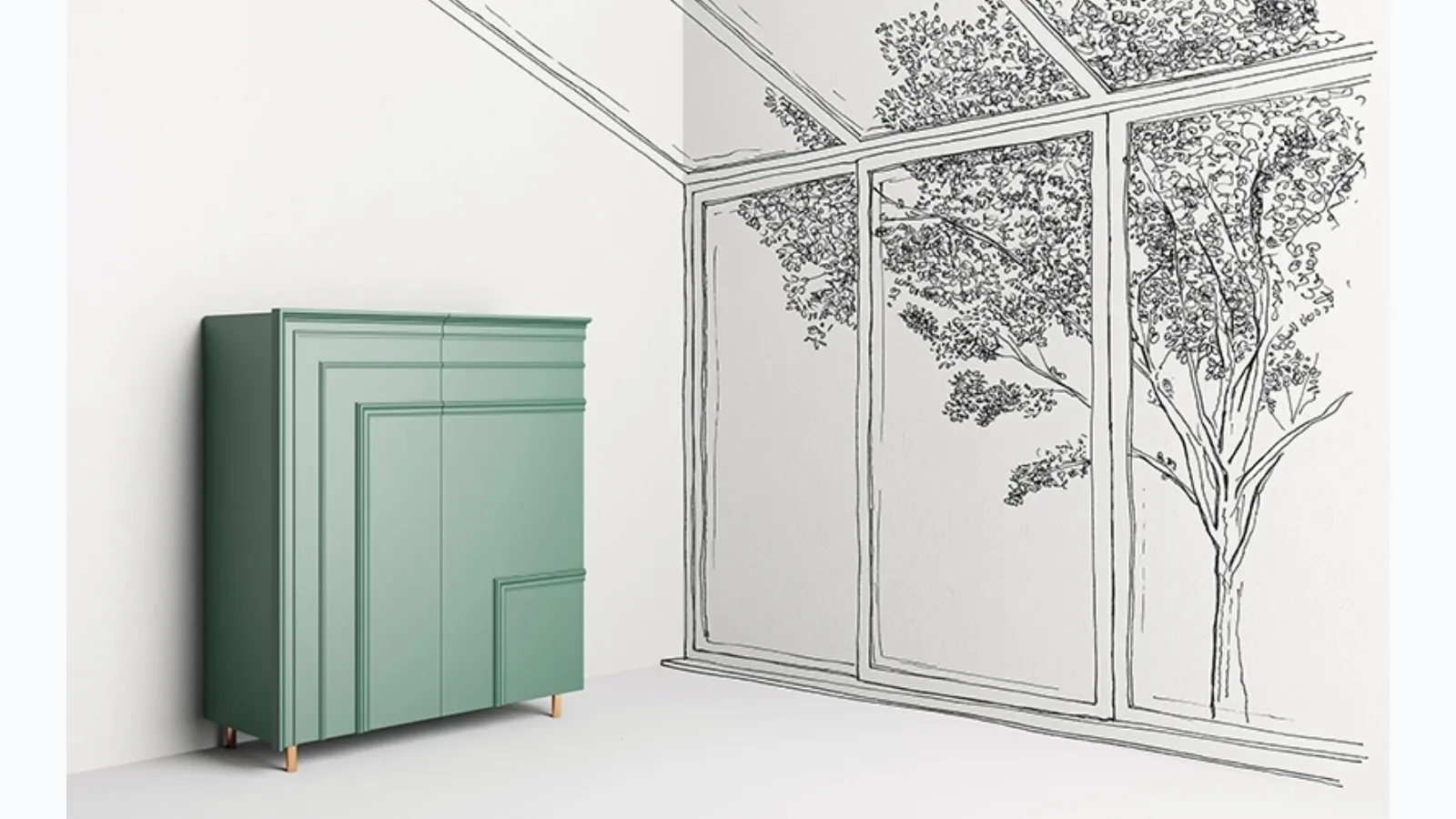 Gessolina Sideboard by Minotti Italy