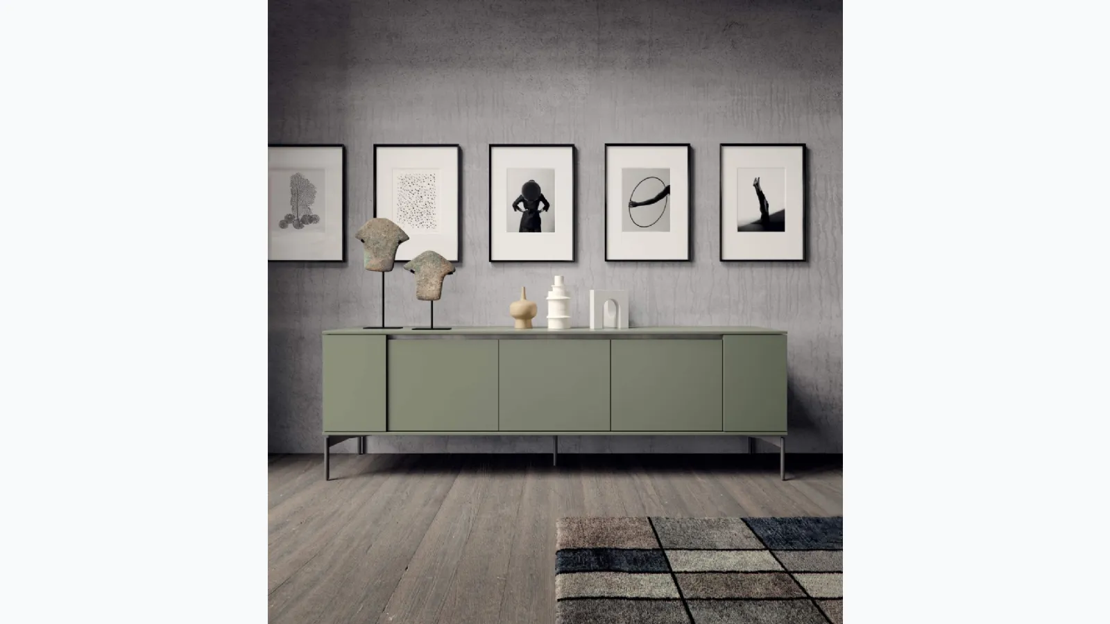 Hug sideboard by Presotto