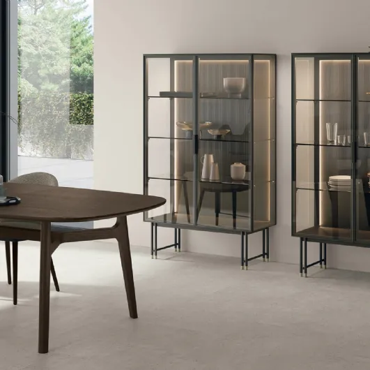 Joyce sideboard with glass doors by Tomasella.