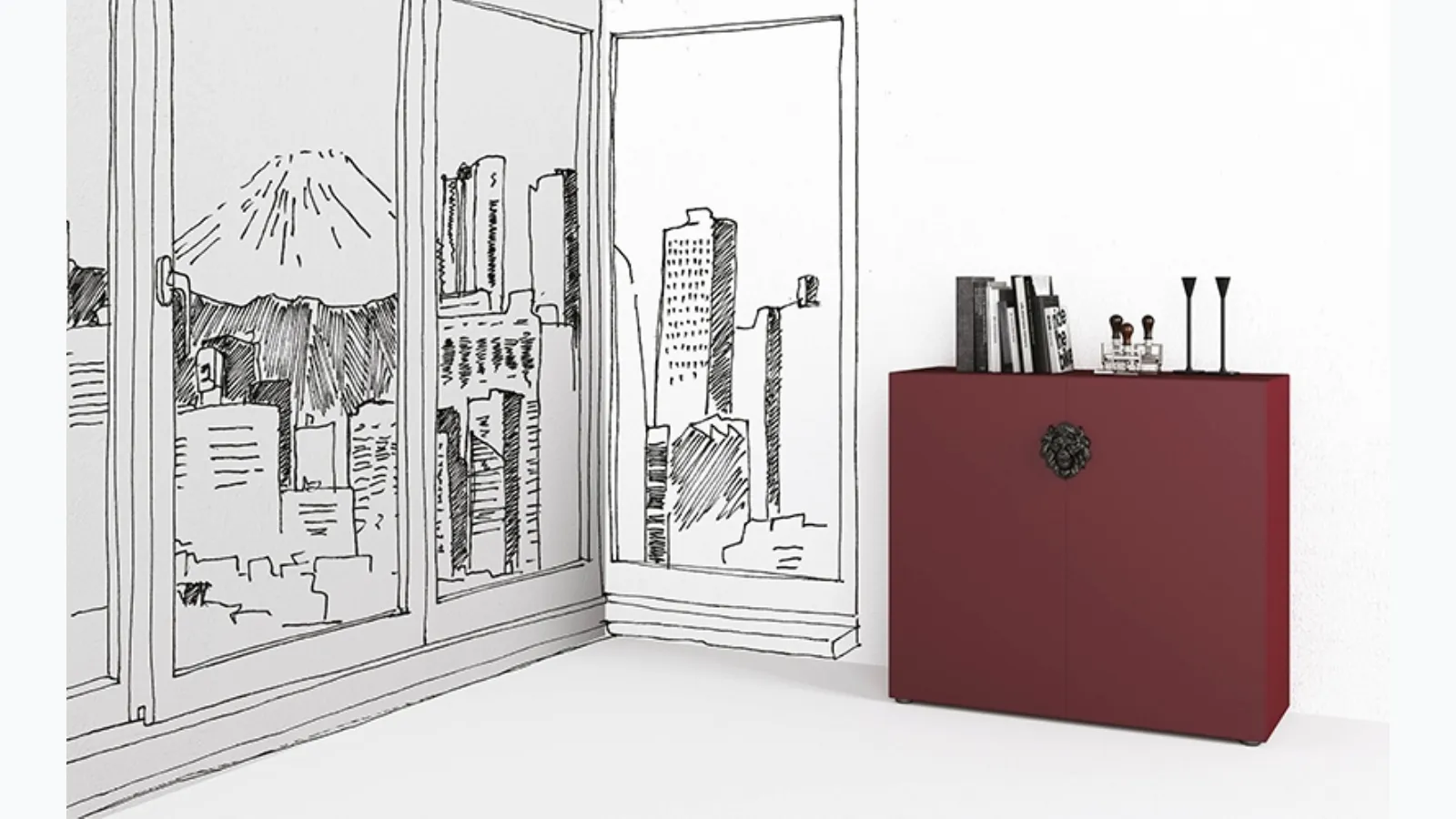 Minotti Italia's King sideboard.