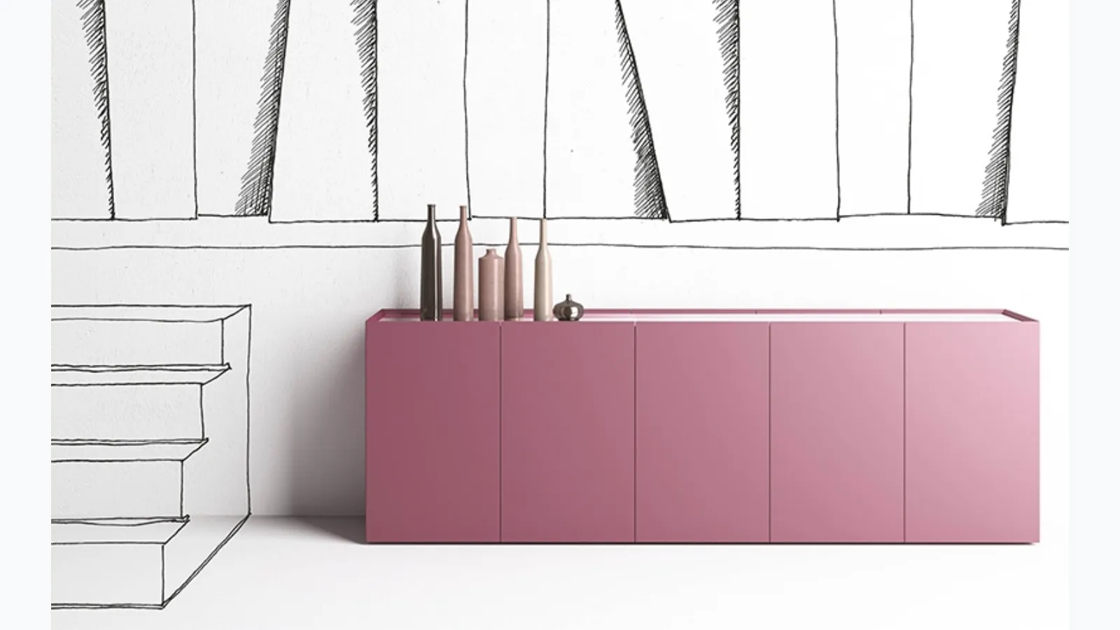 Minotti Italia's KM sideboard