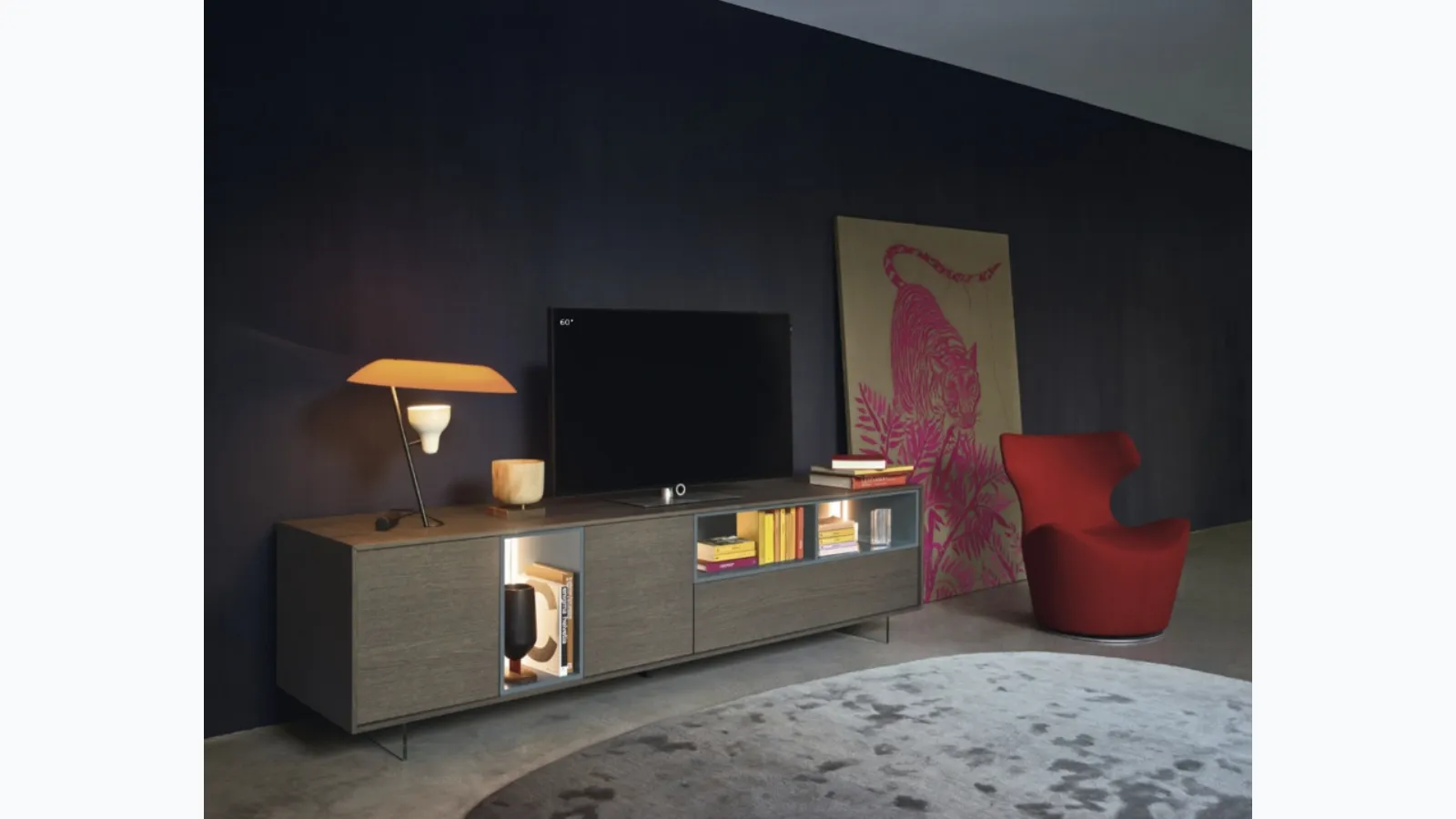 Madia Lampo Open with compartment 41 by Sangiacomo