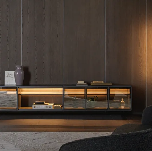 Suspended sideboard Logos by Molteni &