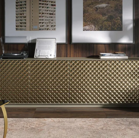 Madia Luce in lacquered wood by Tonin Casa