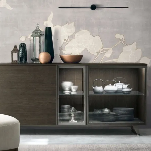 Madia Metropolis B01 in moka oak material by Tomasella.