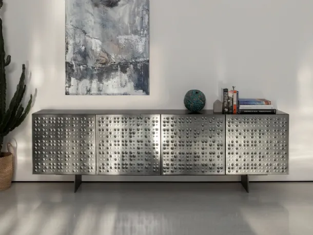 Millebolle Crystal Glass Sideboard by Tonin Casa.