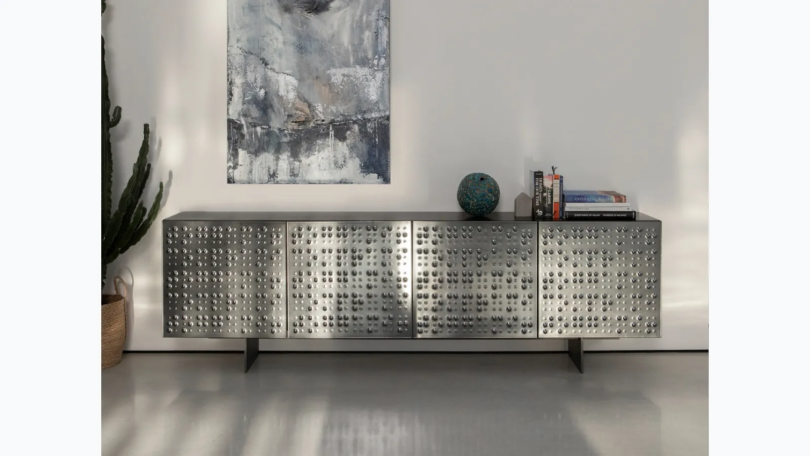 Millebolle Crystal Glass Sideboard by Tonin Casa.