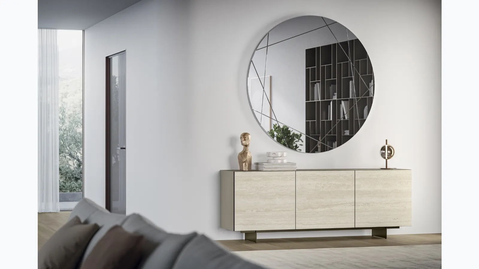 Olympia Sideboard in Supermarble by Bontem