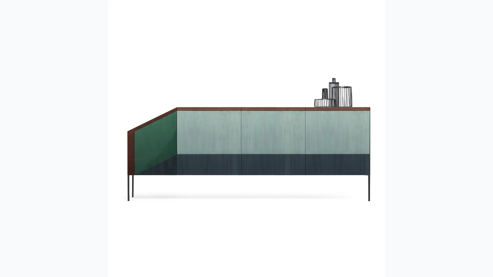 MDF wood veneer design sideboard Portraits by Mogg