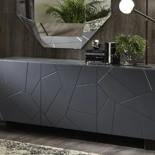 Lacquered wooden sideboard Sign by Riflessi