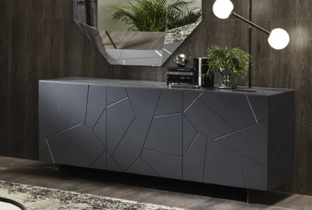 Lacquered wooden sideboard Sign by Riflessi