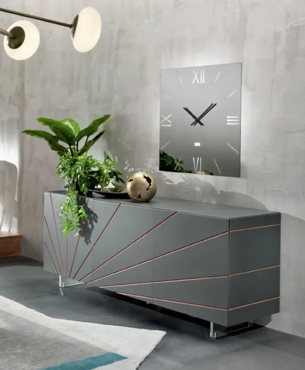 Madia Solaris in matte graphite lacquer by Riflessi