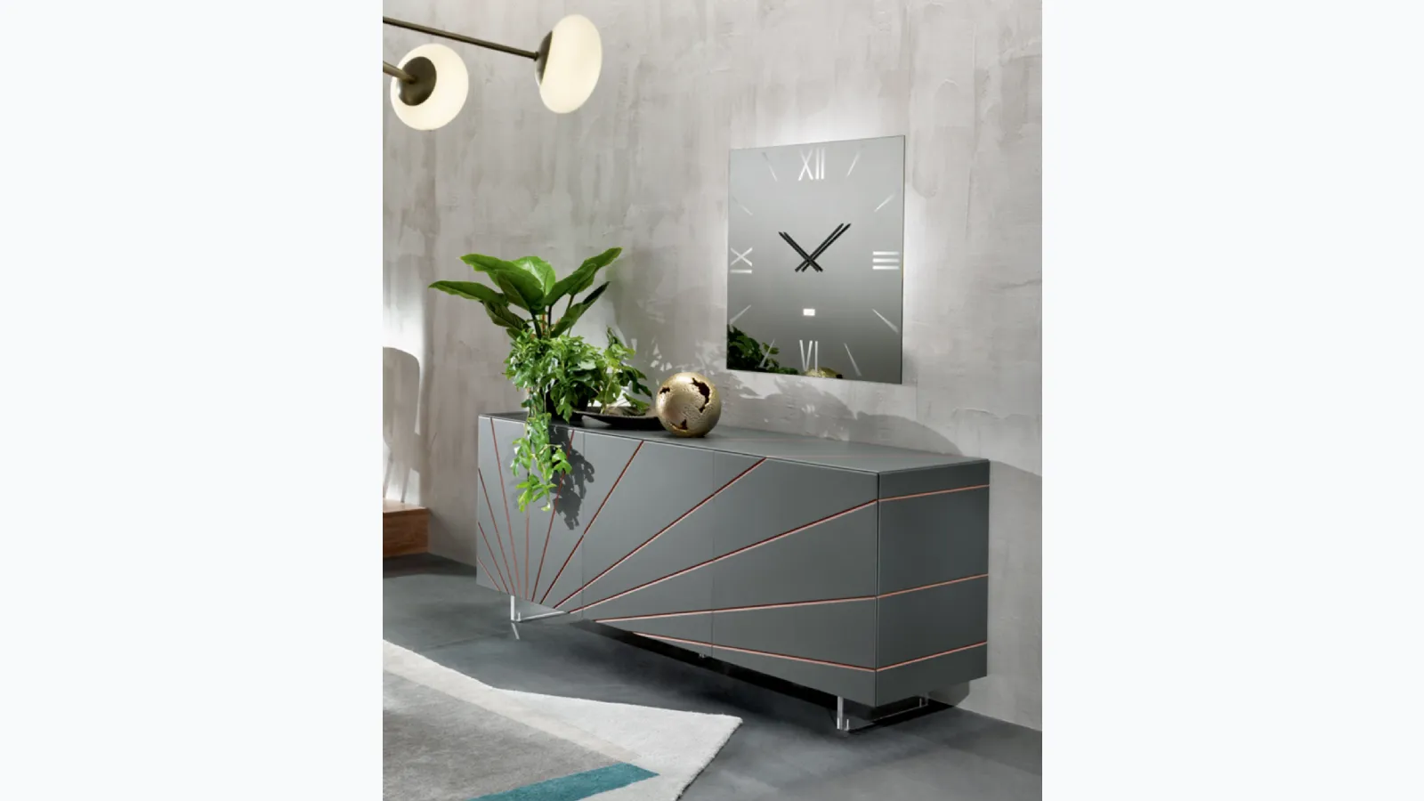 Madia Solaris in matte graphite lacquer by Riflessi