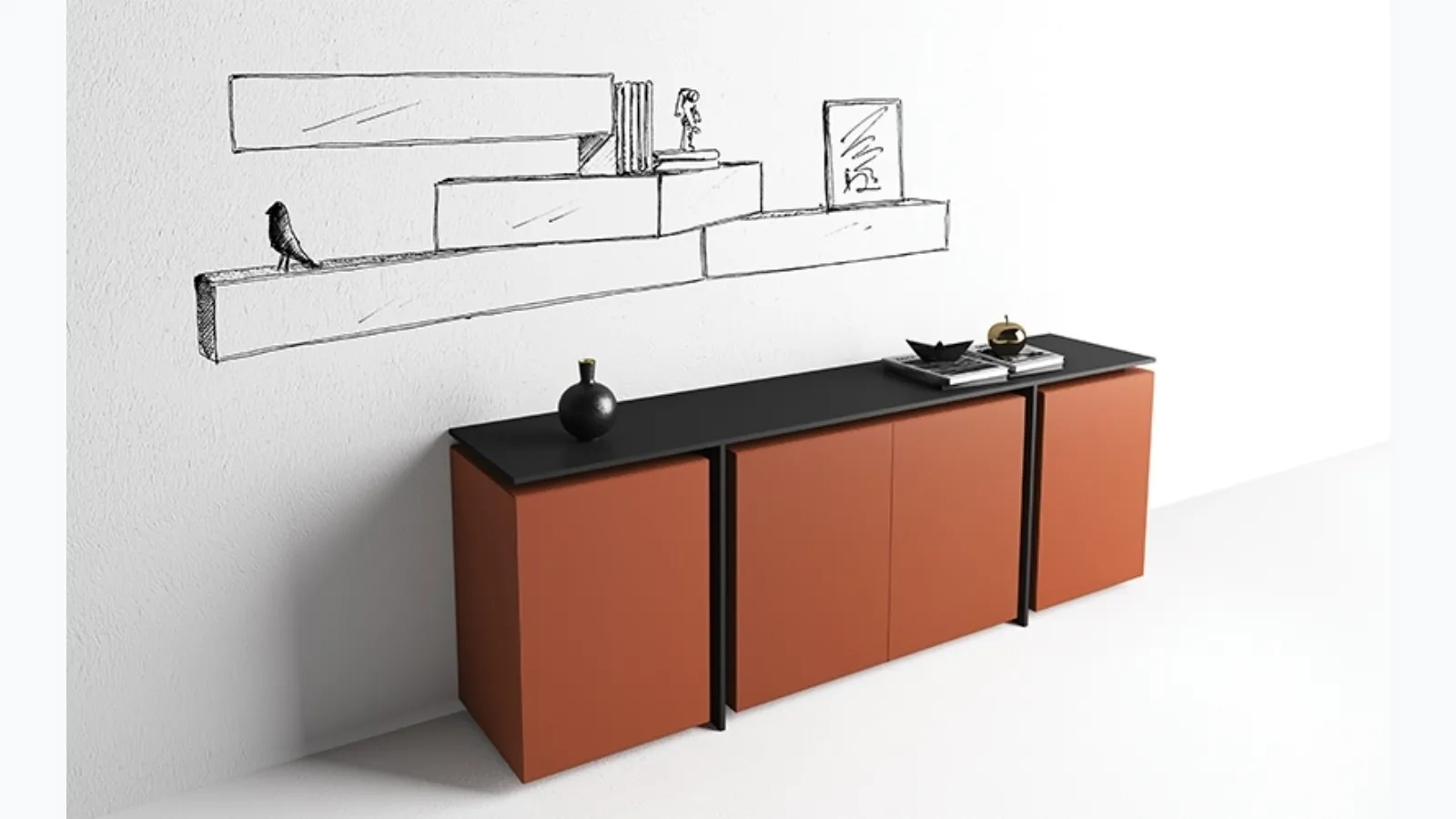 Madia Suspance by Minotti Italia.