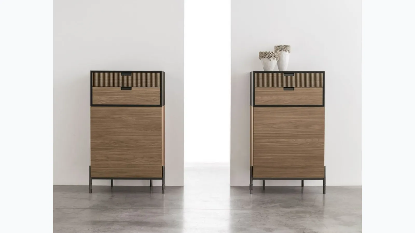 Tomasella's Madia Time H in CDF walnut amber.