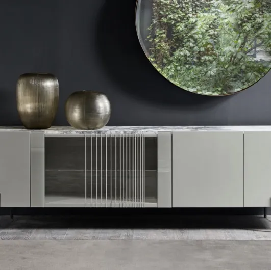 Lacquered and glass Madia Valley by Cantori.