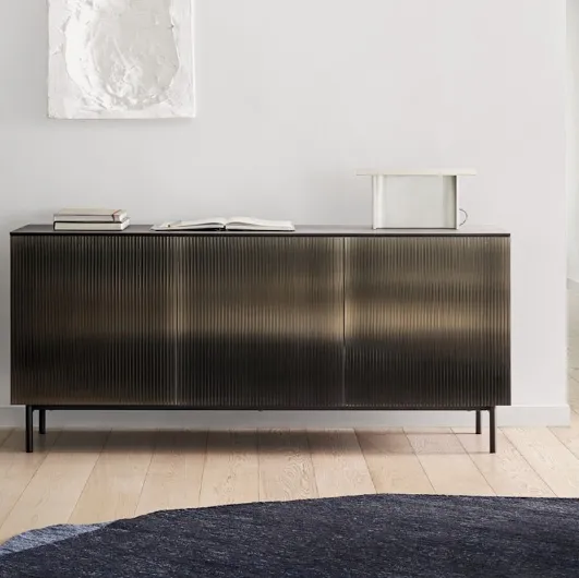 Calligaris Vertical Glass Sideboard