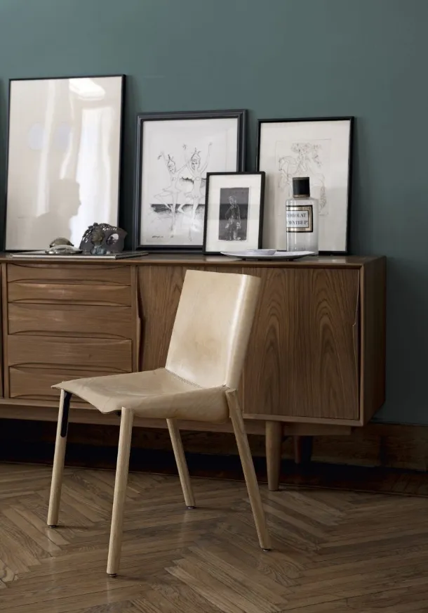 Leather chair 1085 Edition by Kristalia
