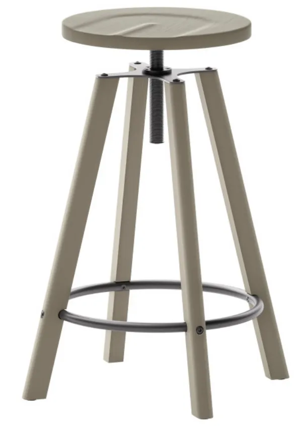 Abacus ash stool by Veneta Cucine