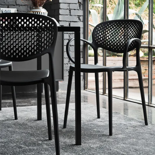 Abby Perforated Chair by Connubia