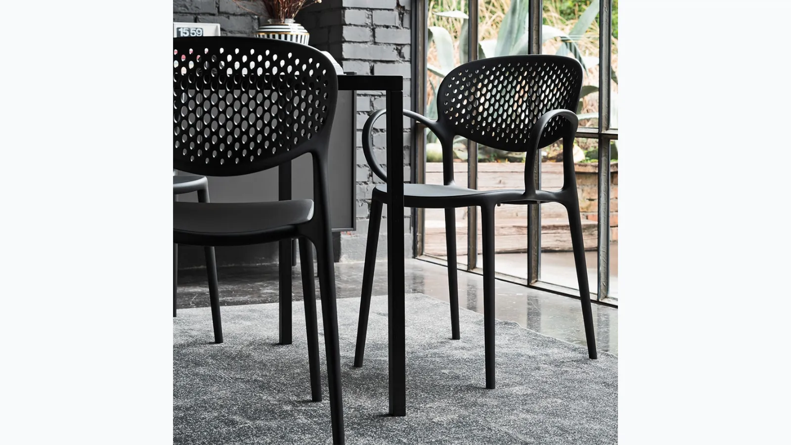 Abby Perforated Chair by Connubia