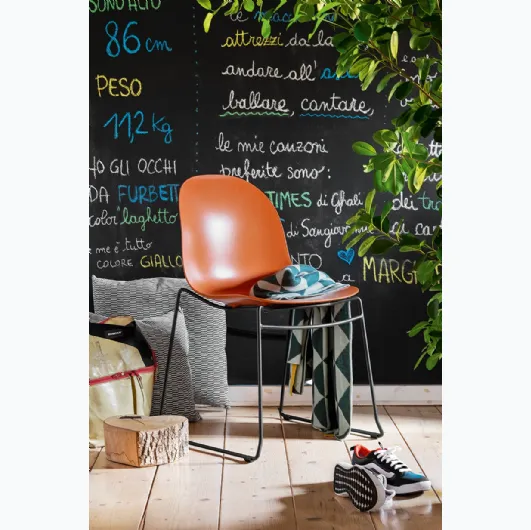 Connubia's Academy sled chair.