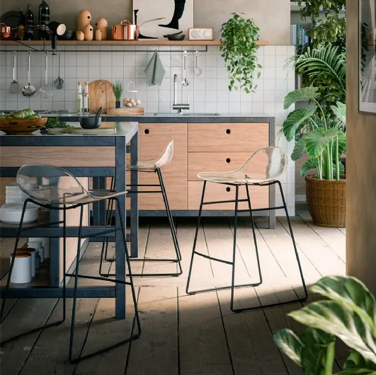 Transparent Academy Stool by Connubia