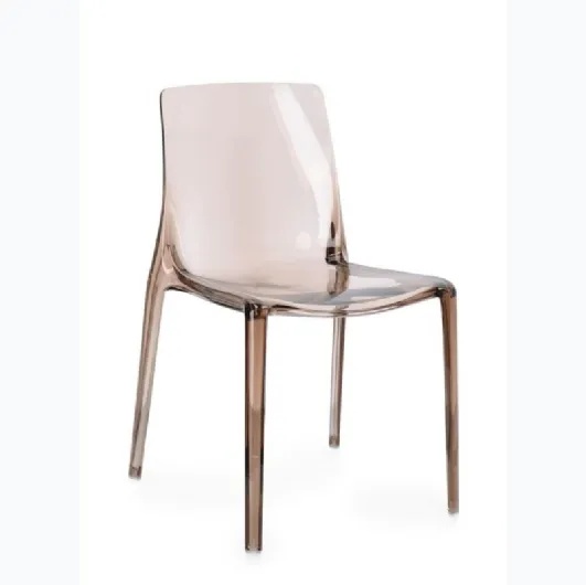 Adele chair in polycarbonate by Bizzotto