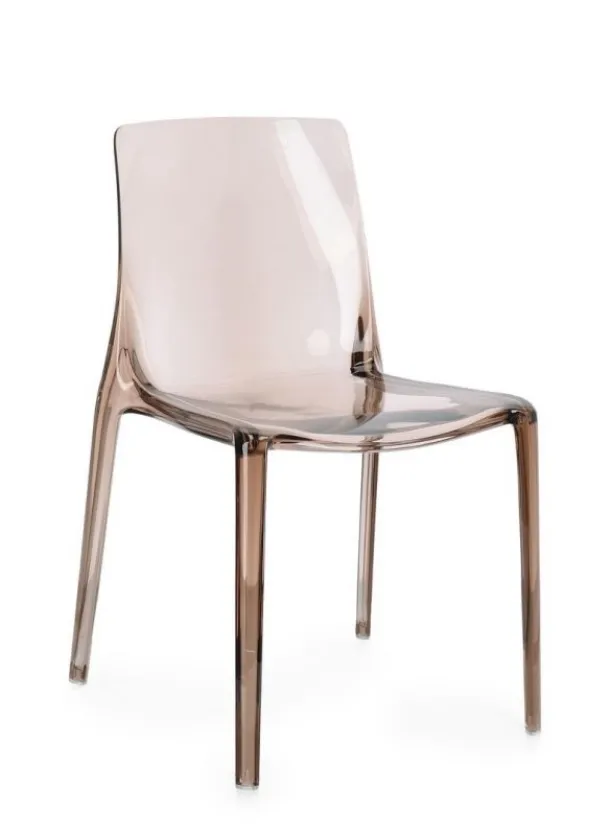 Adele chair in polycarbonate by Bizzotto