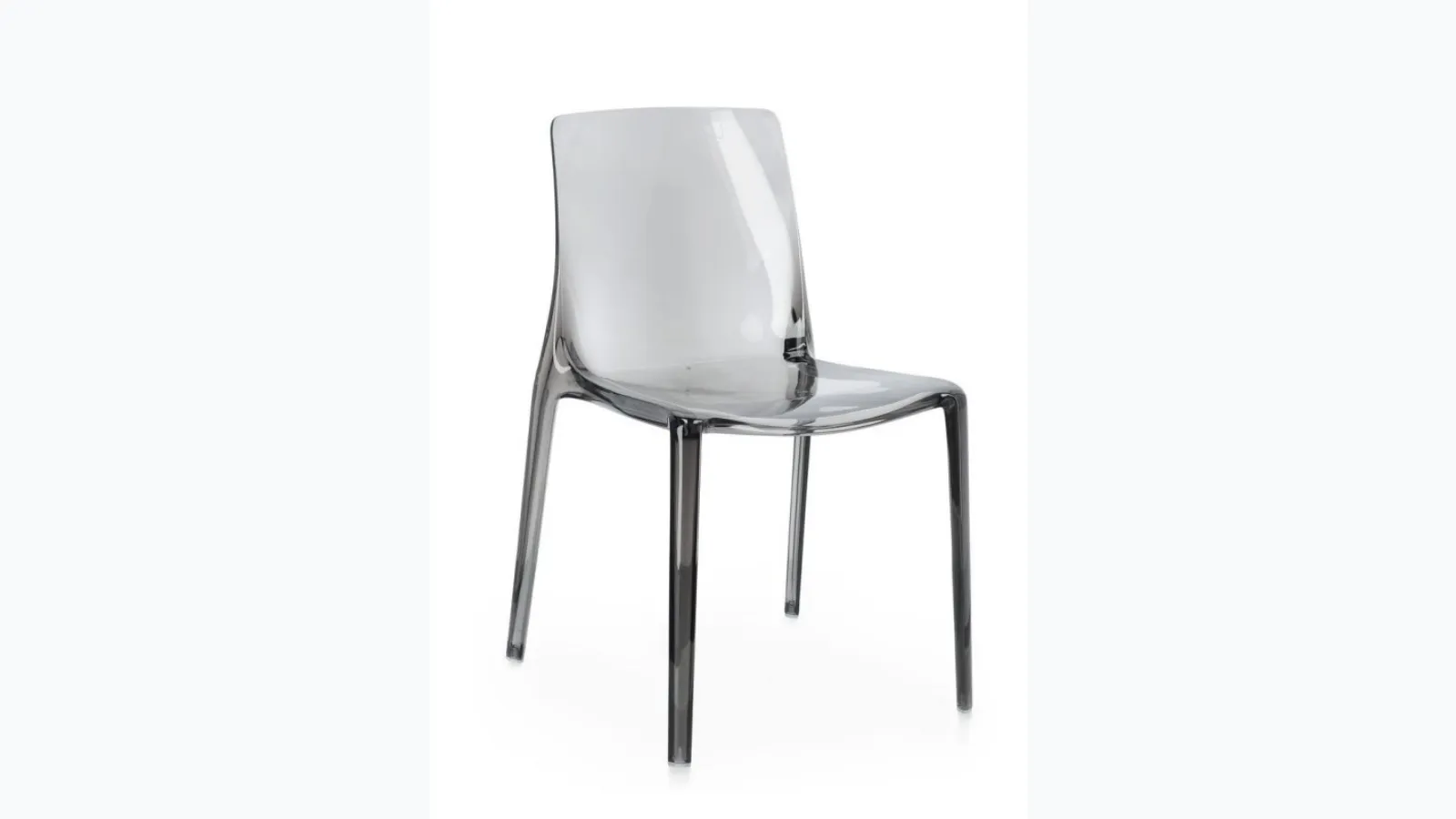 Adele chair in polycarbonate by Bizzotto