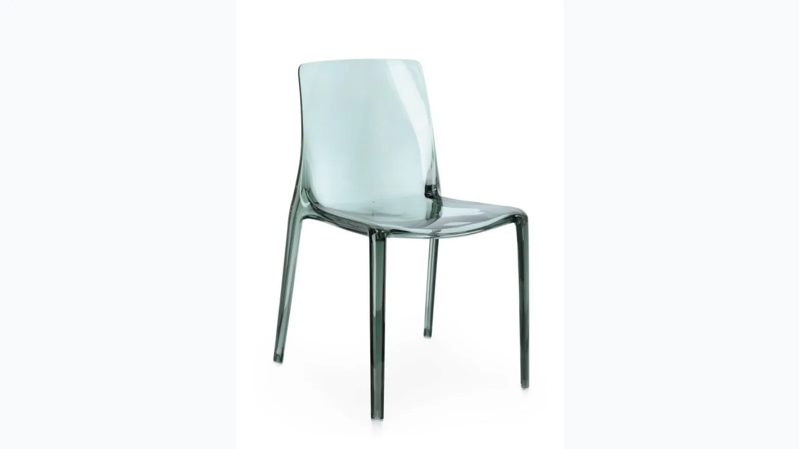 Adele chair in polycarbonate by Bizzotto