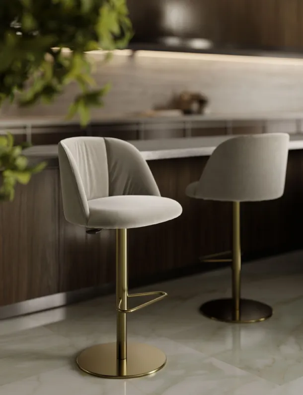 Agatha stool by Bontempi