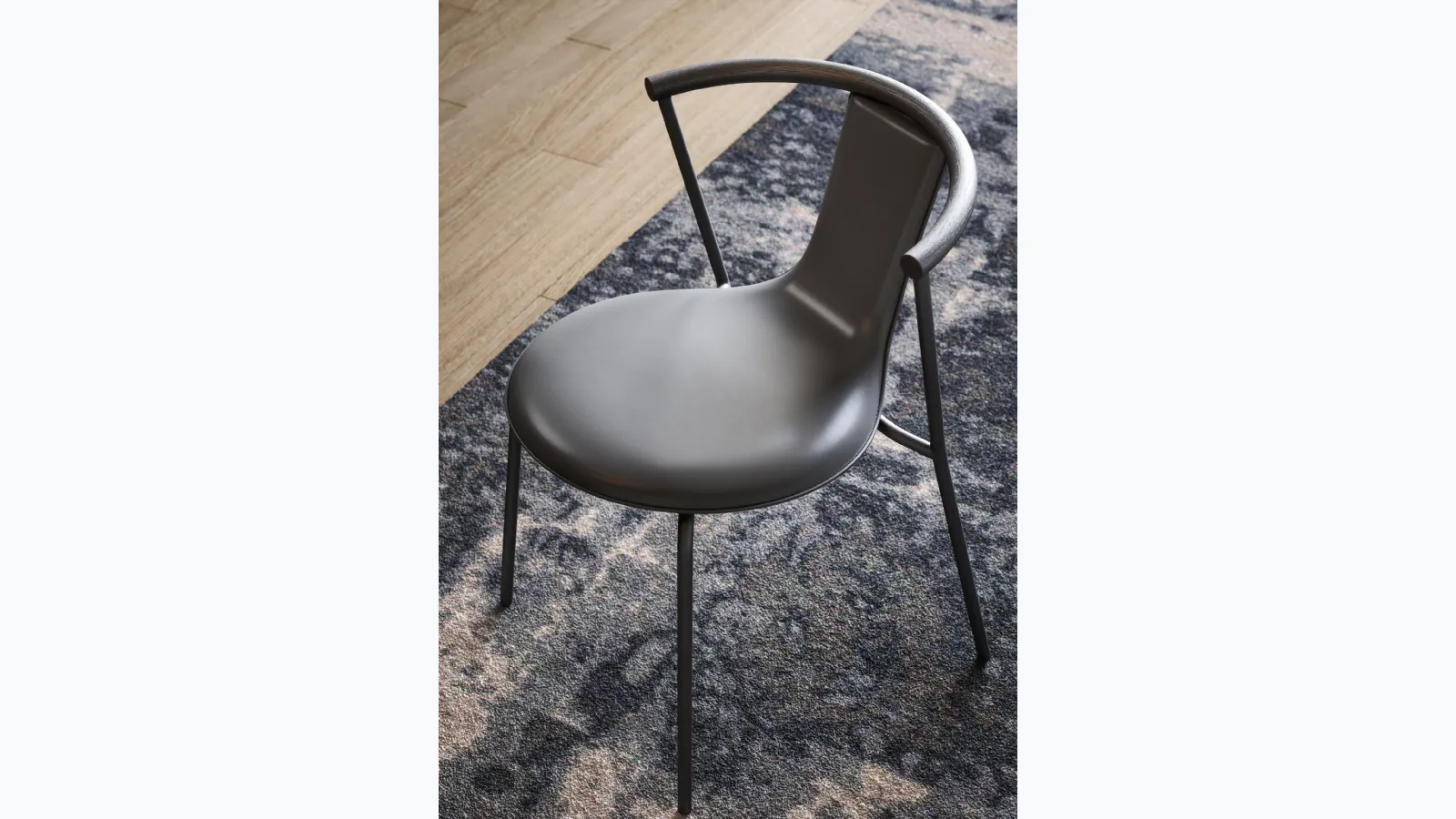 Agel Leather Chair by Novamobili