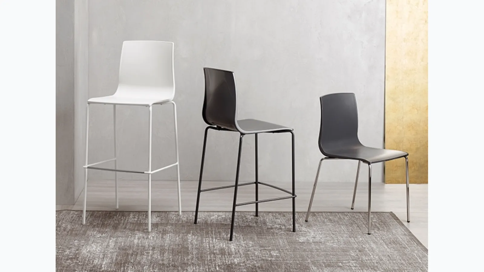 Alice stool in technopolymer by Scab Design