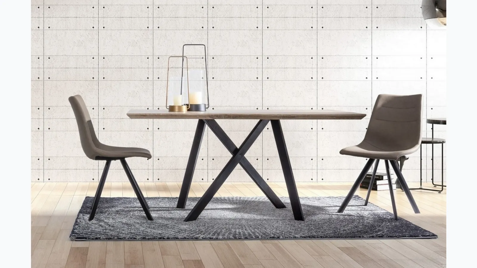 Alva chair in eco-leather by Bizzotto