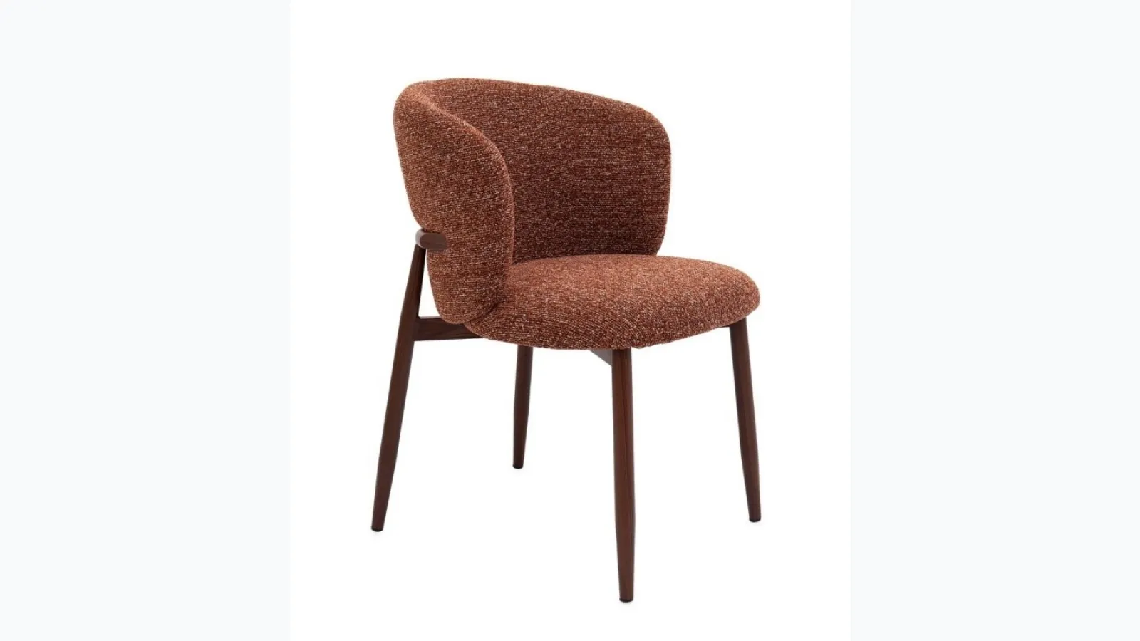 Amalia upholstered fabric chair by Bizzotto.