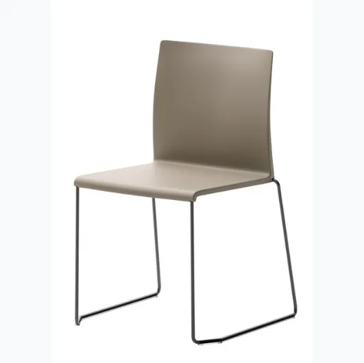 Amelie stackable chair in technopolymer by Veneta Cucine.