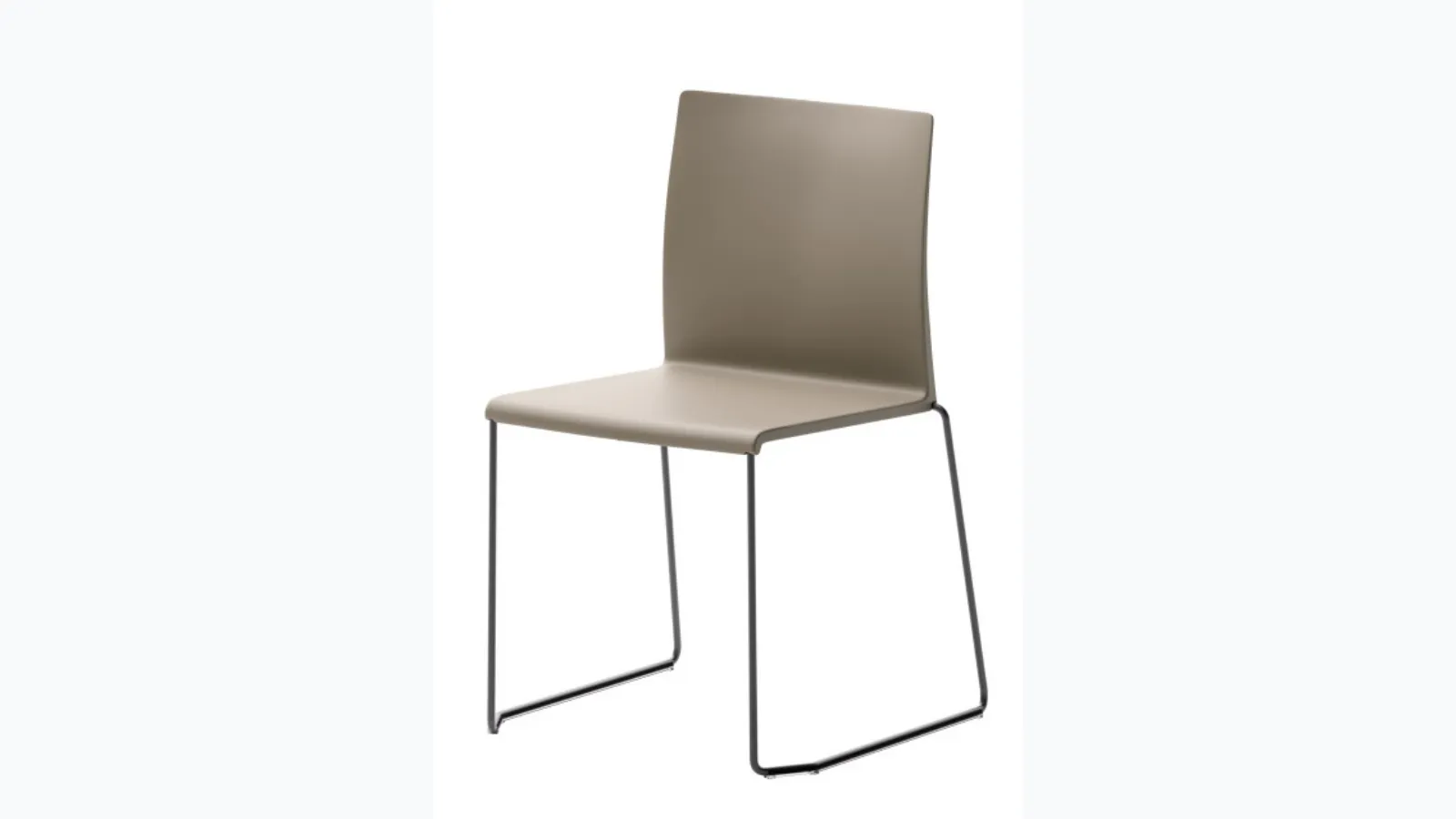 Amelie stackable chair in technopolymer by Veneta Cucine.