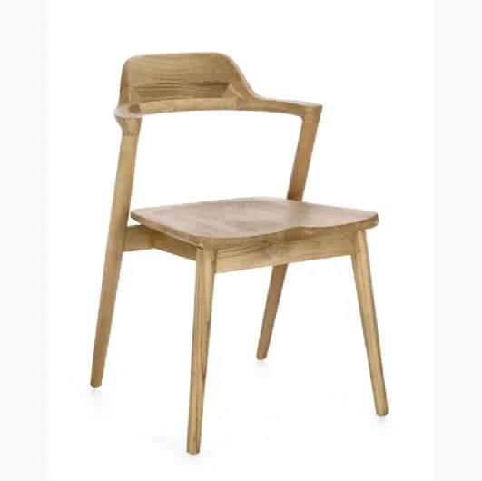 Amery wooden chair by Bizzotto