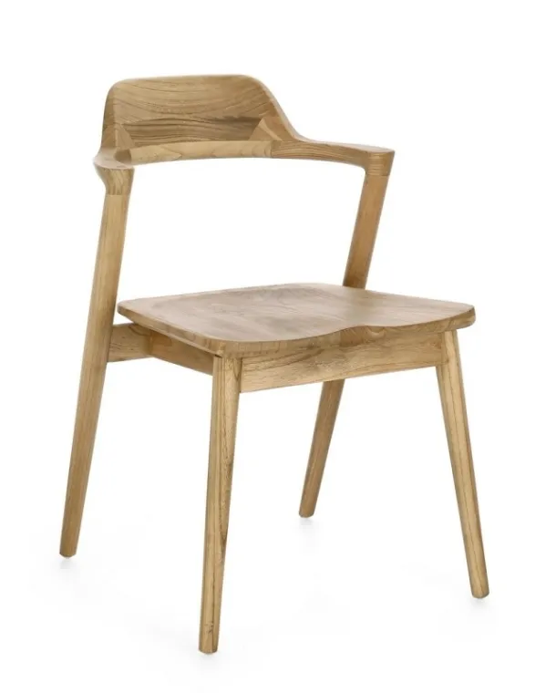 Amery wooden chair by Bizzotto