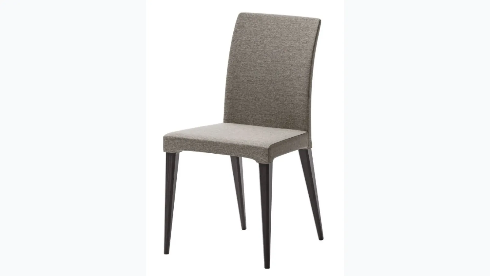 Anna chair in padded fabric with wooden frame by Veneta Cucine.
