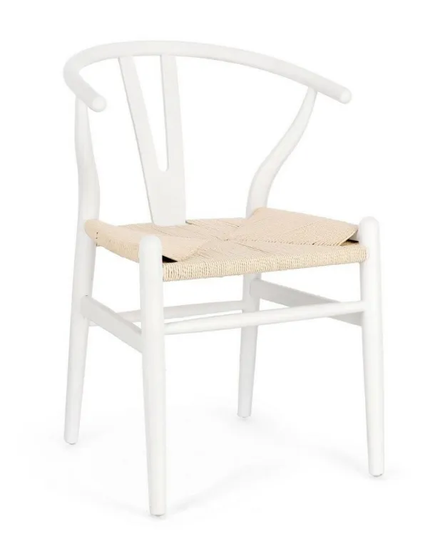 Bizzotto Artas white chair