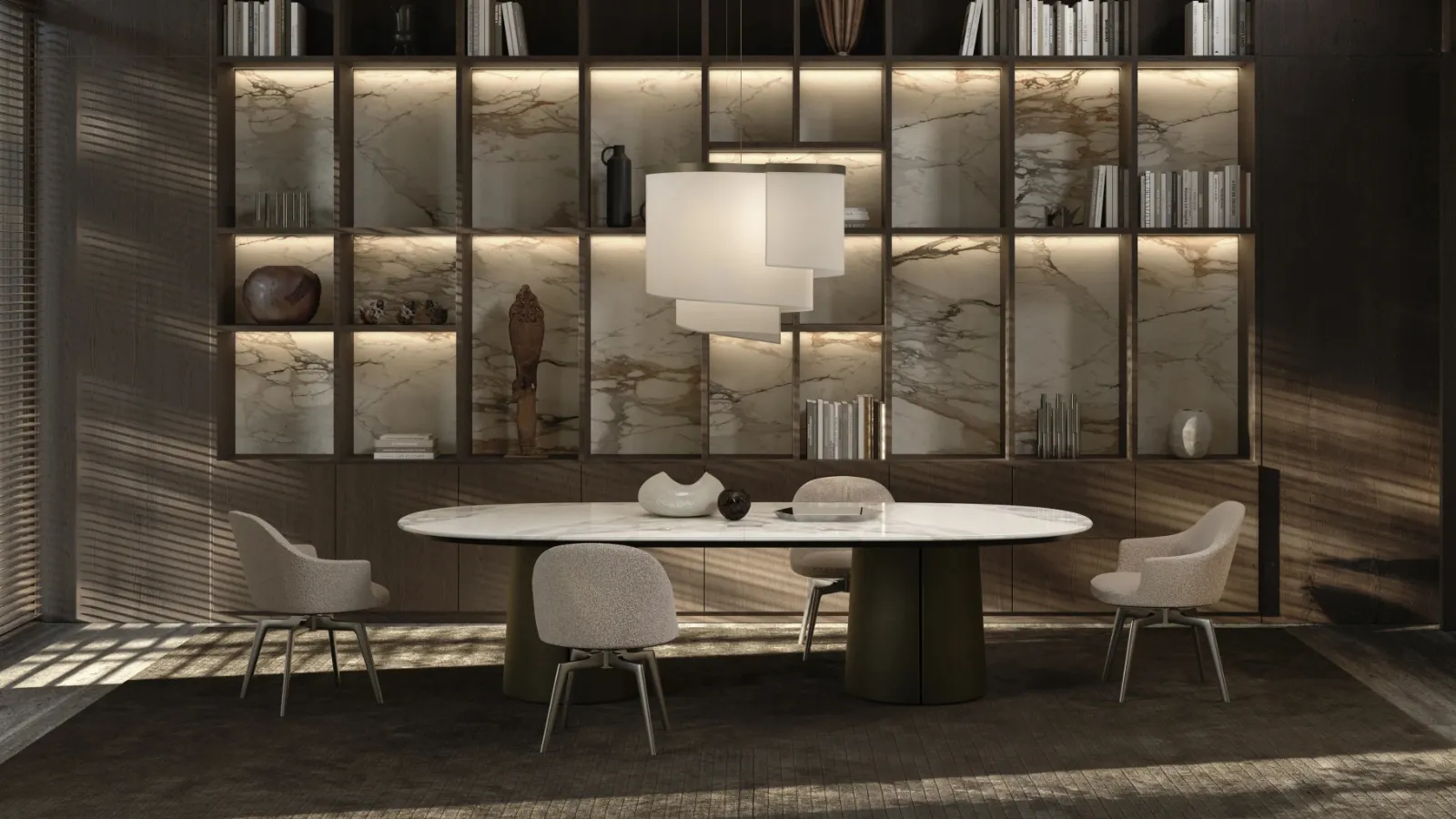 Atelia Upholstered Chair by Molteni & C