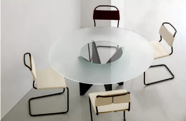 Chair in felt and steel B-kini by Alias