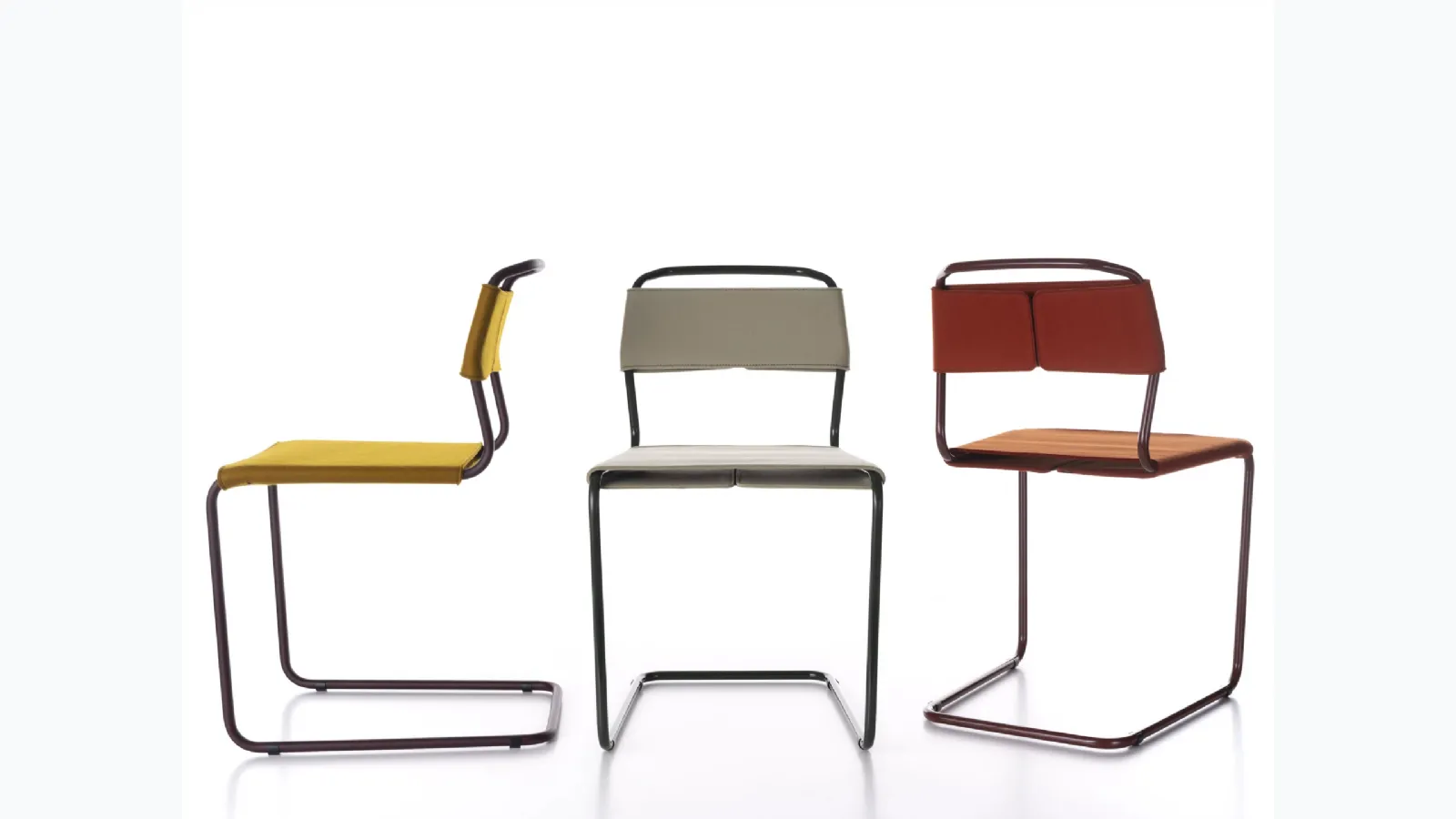 Felt and steel B-kini chair by Alias
