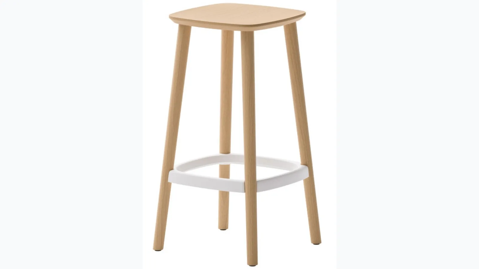Babila Wood stool by Veneta Cucine.