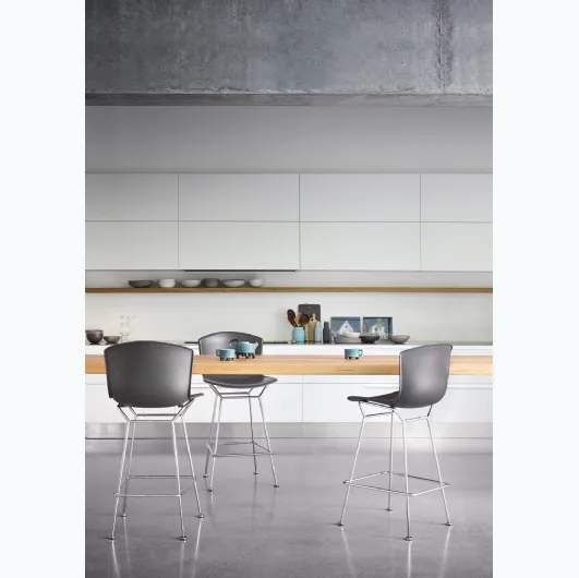 Bertoia Molded Shell Barstool by Knoll